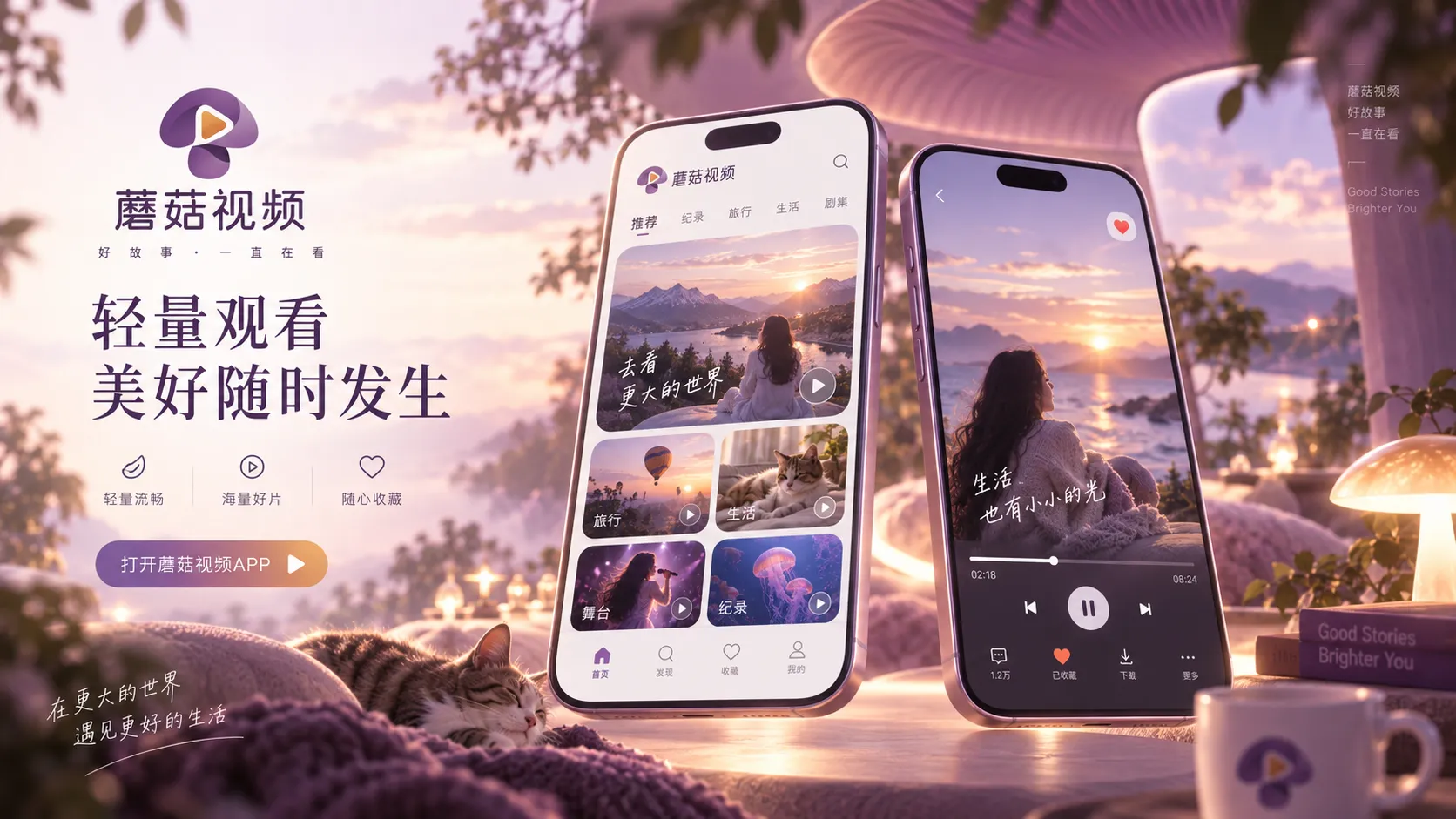蘑菇视频 iOS 使用与浏览器观看说明
